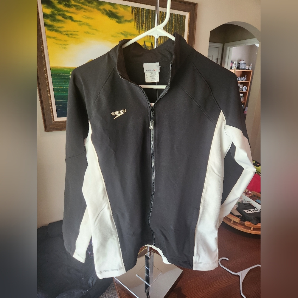 Speedo Black and White Women's Jacket